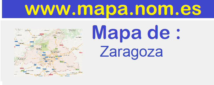 mapa de  Zaragoza
